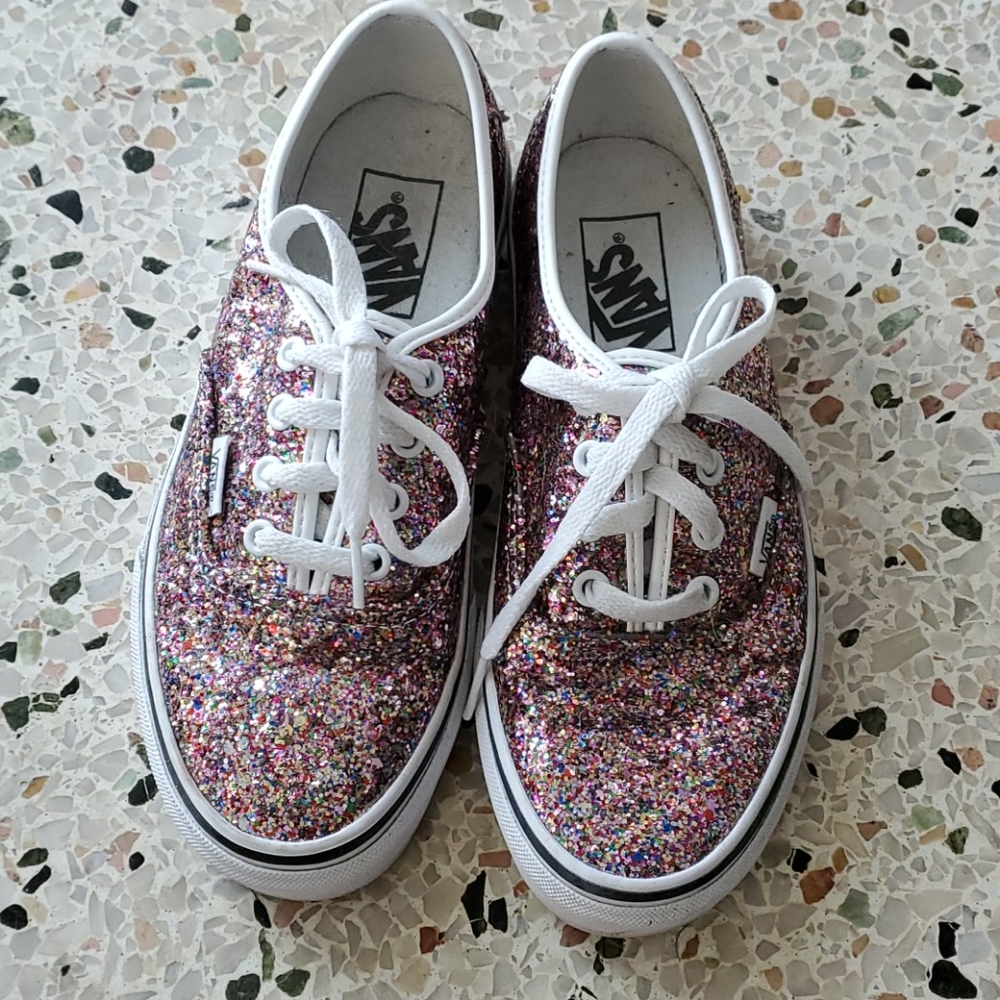 Glitter Vans Size 6.5